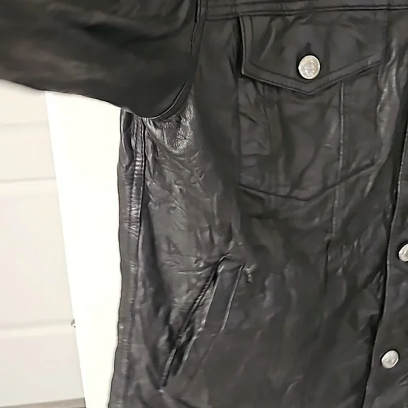 Zadig&VoltaireBase crinkle leather jacket - Picture 10 of 14